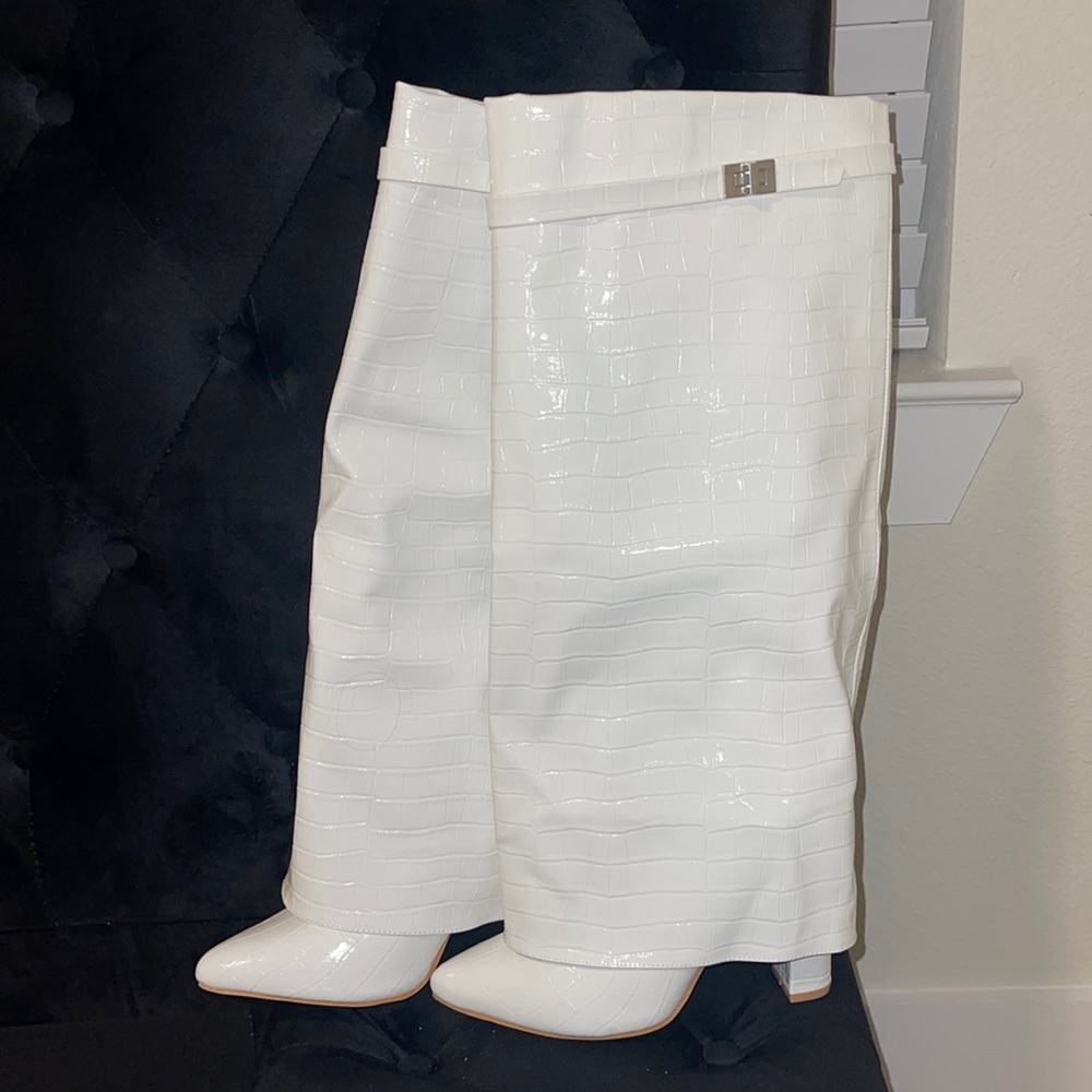 White boots